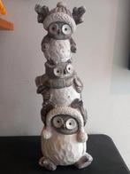 Polystone beeld drie uilen, Ophalen of Verzenden, Zo goed als nieuw