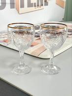 2x Grimbergen Bierglas 33CL bierglazen goud accenten relief, Verzamelen, Biermerken, Ophalen of Verzenden, Zo goed als nieuw, Glas of Glazen
