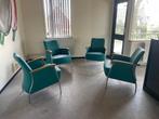 4 leren design Fauteuil met Vepa, Zakelijke goederen, Kantoor en Winkelinrichting | Kantoormeubilair en Inrichting, Vergader- of Presentatieruimte