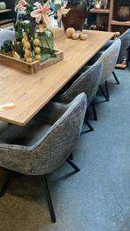 Eetkamerstoelen Clint stof H&H, Huis en Inrichting, Ophalen, Nieuw, Vijf, Zes of meer stoelen, Modern