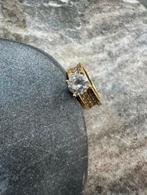 18K Gouden Bvlgari Ring met zirkonia, Ophalen of Verzenden, Nieuw, Goud, Dame