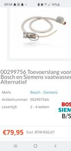 Toevoerslang met Aquastop Bosch/siemens, Ophalen of Verzenden, Zo goed als nieuw