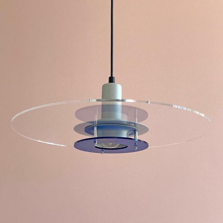 vintage design hang LAMP Space Age 80s ikea PostModern ‘70s, Huis en Inrichting, Lampen | Hanglampen, Gebruikt, Minder dan 50 cm