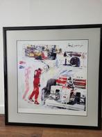 Zeefdruk Frank Gude " F1 Marlboro / McLaren MP4/10 " (1995), Antiek en Kunst, Kunst | Litho's en Zeefdrukken, Ophalen
