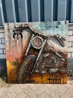 3D Schilderij Motor Route 66 RVS incl. Certificaat, Antiek en Kunst, Ophalen