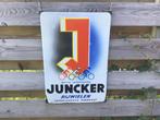 Juncker Rijwielen emaille reclamebord, Verzamelen, Merken en Reclamevoorwerpen, Reclamebord, Gebruikt, Ophalen of Verzenden
