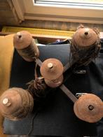 Zware Twijnplank voor 5 klossen., Ophalen, Gebruikt, Spinnewiel