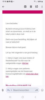 Tickets, Twee personen