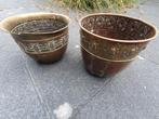 Antieke koperen bloempotten (2), Ophalen, Koper