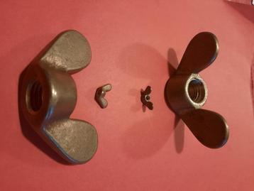 per st messing vleugelmoeren m3 tot m16 hobby hek schutting beschikbaar voor biedingen