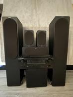 Complete 5.1 Home Cinema Set – Denon & Jamo inclusief sub., Audio, Tv en Foto, Home Cinema-sets, Gebruikt, 70 watt of meer, 5.1-systeem