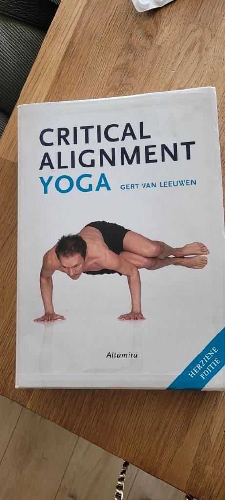 Critical aligment yoga boek Gert van Leeuwen, Sport en Fitness, Yoga en Pilates, Zo goed als nieuw, Ophalen of Verzenden