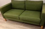 Leuke groene tweezits bank, Huis en Inrichting, Ophalen, 150 tot 200 cm, Tweepersoons, 75 tot 100 cm