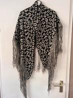 Nieuw! Tijgerprint sjaal/vest/poncho overslag mantel. Dames, Ophalen of Verzenden, Nieuw, Maat 38/40 (M), Zwart