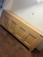 Gratis Houten Dressoir - Grote Opbergruimte, Huis en Inrichting, Gebruikt, Ophalen of Verzenden, 200 cm of meer, Overige houtsoorten