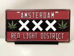 Amsterdam XXX wandbord (Old Look), Tuin en Terras, Tuinwanddecoratie, Nieuw, Ophalen of Verzenden