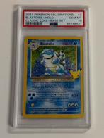 2021 Pokémon Celebrations Collection 2 Blastoise-holo PSA 10, Ophalen of Verzenden, Zo goed als nieuw