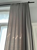 GORDIJNEN LICHTGRIJS HERRINGBONE 300 x 145 CM NIEUWSTAAT!, 100 tot 150 cm, 200 cm of meer, Ophalen of Verzenden, Zo goed als nieuw