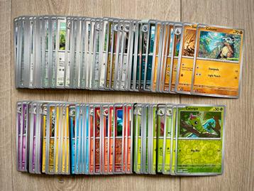 95 Pokémon Journey Together kaarten 27 holo/reverse 0 dubbel beschikbaar voor biedingen