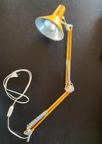 vintage architectenlamp geel, Ophalen, Gebruikt, Metaal, 75 cm of meer