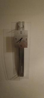Glazen klok, Ophalen of Verzenden, Zo goed als nieuw, Analoog, Wandklok
