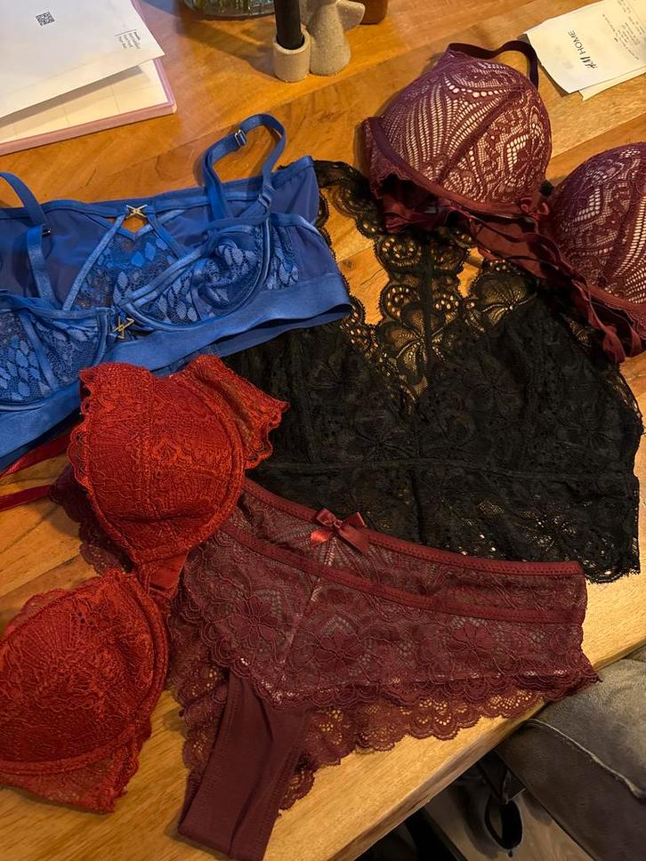 Lingeriesets - Hunkemöller, Ann Summers, Asos, JdY, Kleding | Dames, Ondergoed en Lingerie, Setje, Paars, Ophalen of Verzenden