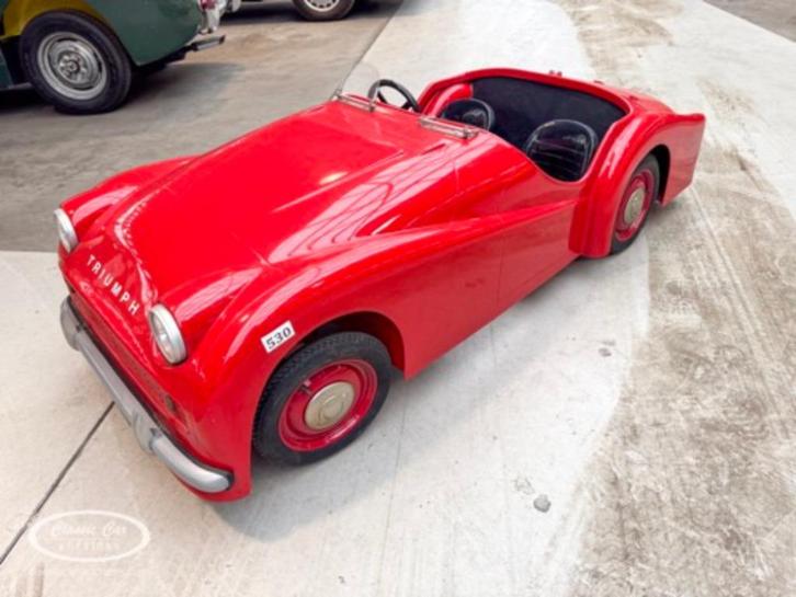 Triumph TR3 pedalcar  Héél GAAF!, Antiek en Kunst, Antiek | Speelgoed, Ophalen
