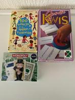 3 spellen. Usborne, Junior kwis en Monopoly, Hobby en Vrije tijd, Gezelschapsspellen | Kaartspellen, Een of twee spelers, Ophalen of Verzenden