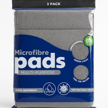 Microfibre Pads met Anti-Bacteriële Bescherming (3-Pack) beschikbaar voor biedingen