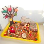 Speelrijst compleet XL Herfst Geel - sensorisch speelgoed, Ophalen of Verzenden
