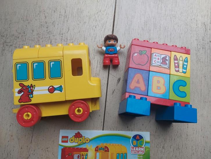 LEGO Duplo 10603 Mijn eerste schoolbus, Kinderen en Baby's, Speelgoed | Duplo en Lego, Zo goed als nieuw, Duplo, Complete set