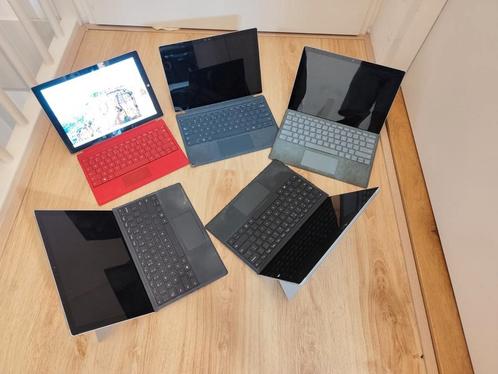partii 5x Microsoft Surface Pro Incl. Adapter & toetsenbord, Computers en Software, Windows Tablets, Zo goed als nieuw, Ophalen of Verzenden