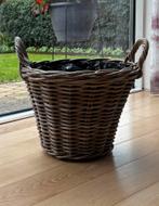 Rotan plantenmand, Tuin en Terras, Bloembakken en Plantenbakken, Ophalen, Overige materialen, Gebruikt, Minder dan 30 cm