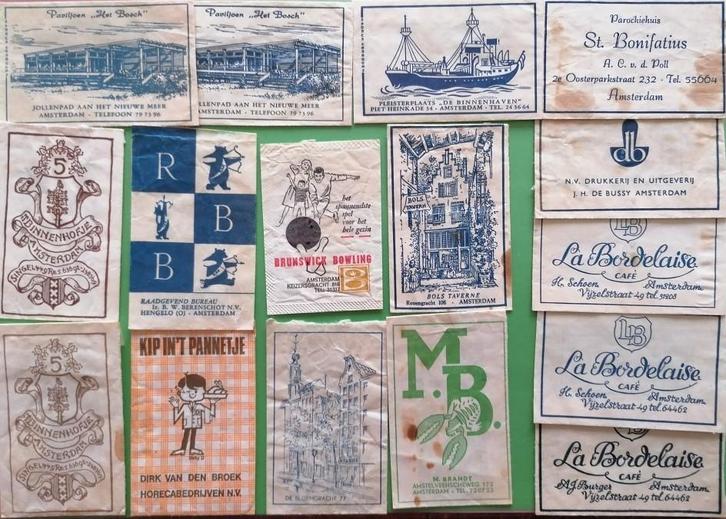 Amsterdam gesorteerd op B 320, Verzamelen, Suikerzakjes, Verzenden