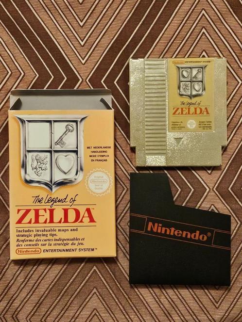 The Legend of Zelda - Nintendo (NES) PAL ️gouden cartridge!, Spelcomputers en Games, Games | Nintendo NES, Gebruikt, Avontuur en Actie