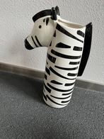 Zebra dier bloemen decoratie vaas design, Overige kleuren, Aardewerk of Porselein, Nieuw, Ophalen of Verzenden