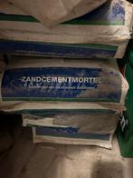 Zandcement mortel 4 zakken 25,-, Doe-het-zelf en Verbouw, Overige Doe-het-zelf en Verbouw, Zo goed als nieuw, Ophalen