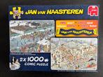 Jan van Haasteren - Elfstedentocht + Nieuwjaarsduik + sjaal, Verzenden, Meer dan 1500 stukjes, Zo goed als nieuw, Legpuzzel