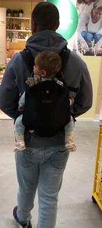 Stokke buik en rug drager zwart, Ophalen, Zo goed als nieuw, Draagzak