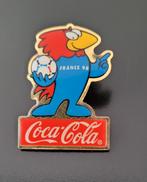 Coca Cola - Coca Cola pin frisdrank speldje France 98, Ophalen of Verzenden, Zo goed als nieuw, Merk, Speldje of Pin