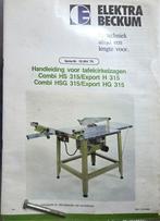 Elektra Beckum Zaagtafel - Combi HS 315, Doe-het-zelf en Verbouw, Gereedschap | Zaagmachines, Ophalen, Elektra Beckum, Gebruikt