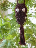 macramé uiltje urban jungle plantenwand recycle handgemaakt, Ophalen of Verzenden