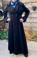 Gothic stijl lange zwarte jas, maat ongeveer 40, Ophalen, Zo goed als nieuw, Maat 38/40 (M), Zwart