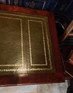 Antiek Klassiek Chesterfield Bureau met Groen Leerinleg, Ophalen of Verzenden
