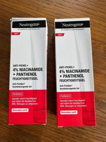 Neutrogena Anti-Puistjes+ Gel 4% Niacinamide – 2 stuks nieuw beschikbaar voor biedingen
