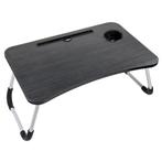 Laptop tafel zwart inklapbaar, Ophalen of Verzenden, Nieuw