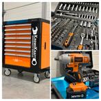 Gereedschapskar + Gereedschapskoffer 172 delig + Slagmoer!!, Auto diversen, Autogereedschap, Ophalen, Nieuw
