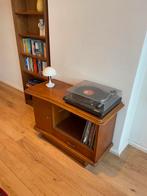 Leuk wandkastje voor wijnglazen en LP's, Huis en Inrichting, Ophalen, Gebruikt, 100 tot 150 cm, Minder dan 100 cm