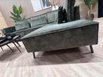 ZGAN Velvet Velours Hoekbank - Groen - 300 x 240 / NU €900, Ophalen, 250 tot 300 cm, Hoekbank, Zo goed als nieuw