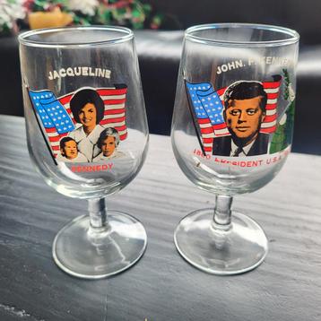 JOHN F KENNEDY GLAZEN  beschikbaar voor biedingen